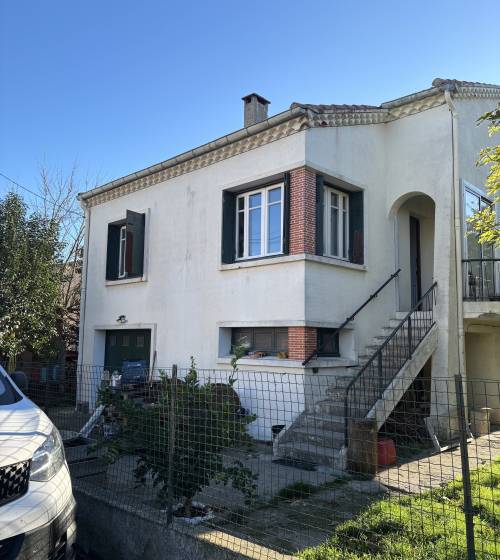 Volet et muret avant travaux 