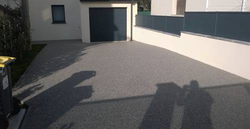 Aménagement d'une allée de garage près de Landerneau (29)