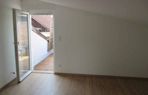 Ouverture de la chambre vers terrasse à Bartenheim