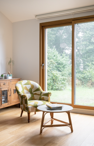 Remplacement des menuiseries par des menuiseries mixtes à Vertou (alu extérieur/bois intérieur)