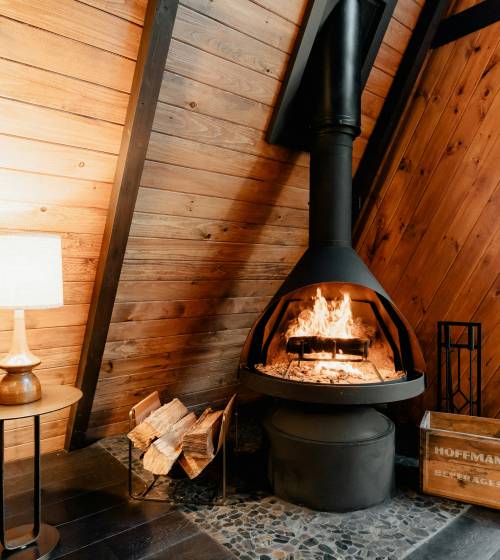 Installation de  poêle à bois à Vienne