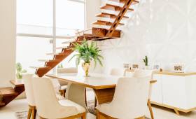 Vue sur l'escalier maison Cournon-d'Auvergne