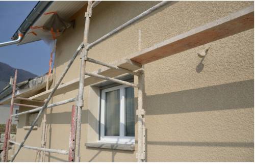 rénovation d'une façade 