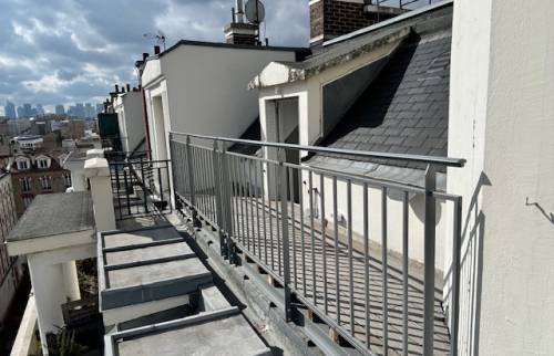 Création d'une terrasse au 6e étage