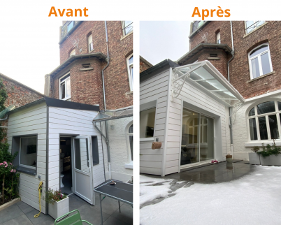 Réno maison de maître avant après Arras