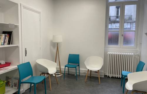 La salle d'attente après travaux 