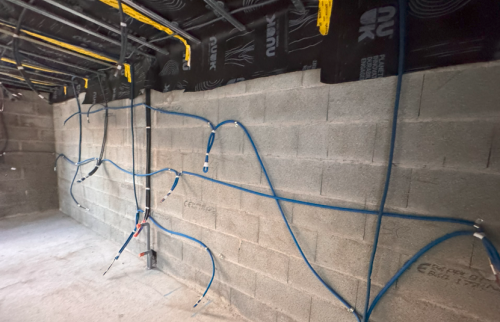 Création d'une extension à Saint-Sébastien-sur-Loire - travaux en cours