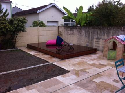 piscine avec rolling deck
