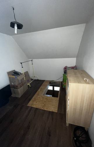 Fermeture de l'ouverture de l'escalier