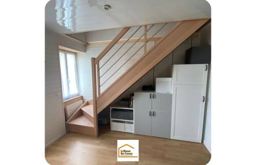 escalier 1/4 tournant