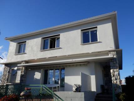 finition des murs extérieurs