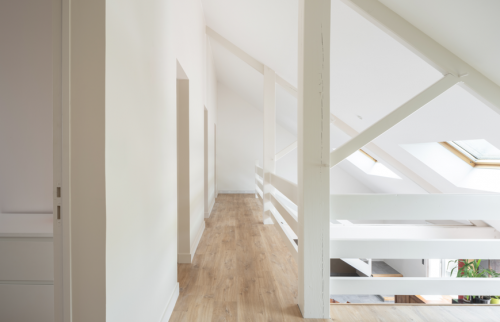 Création d'une lucarne au sud de Nantes - Couloir