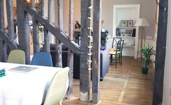 Rénovation complète d'un salon - salle à manger dans une maison à Nantes 44300 en Loire Atlantique