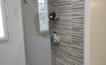 Carnet de chantier d’une rénovation de salle de bain à Crémieu : création d’une douche