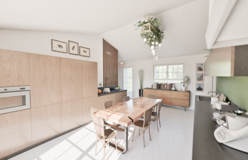 Visuels 3D - Rénovation de toiture à Vertou et rénovation de maison