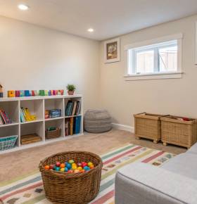 Aménagement d'un souplex en salle de jeux 