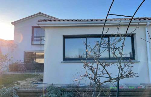 Extension et habitation existante