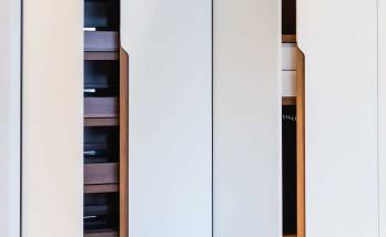 Dressing sur mesure intérieur bois naturel à Palaiseau ( 91 )