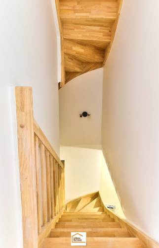 L'escalier double après travaux