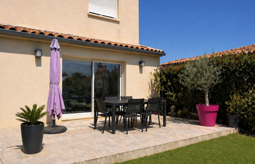 Terrasse avant travaux de rénovation