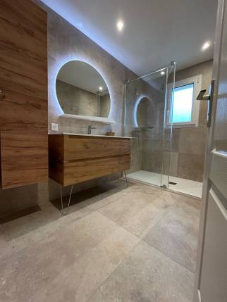 salle de bain rénovée