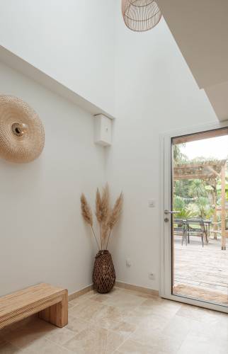 Surélévation d’une maison à Vertou (44120)- entrée