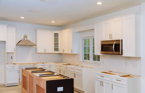 Aménagement cuisine buanderie dans extension bois - Nantes-Nord- 44300 - 