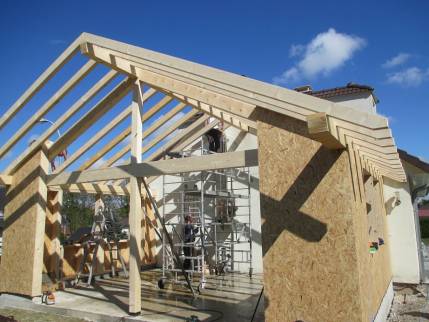 Travaux de construction d'une extension à ossature bois - Pornic 44210