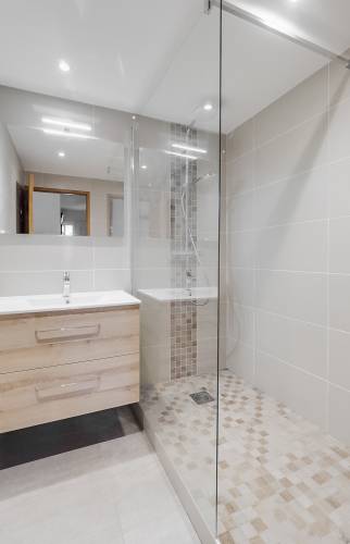 Salle de bain d'une maison sur l’axe Nantes-Cholet