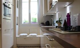 Cuisine en longueur rénovation Libourne