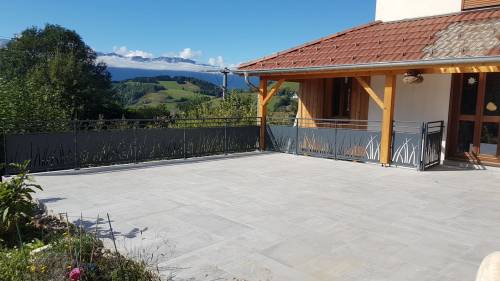 Chantier terminé : Une belle terrasse et un magnifique garde-corps