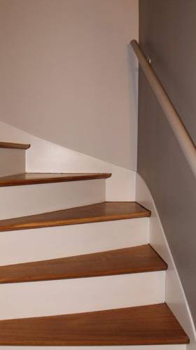 amélioration d'un escalier - changement de rampe