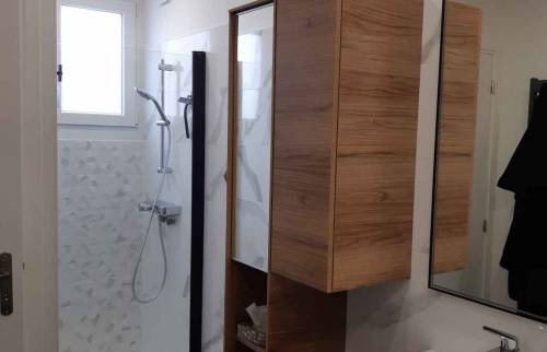 Douche et paroi de douche