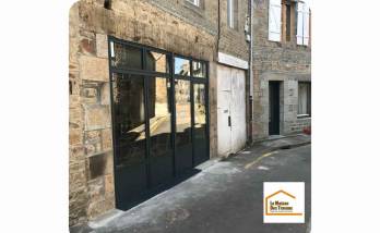 Devanture magasin industriel Après
