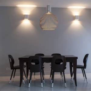 La salle à mangée rénovée