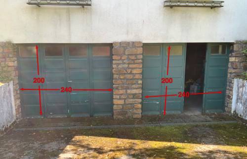 Anciennes portes de garage