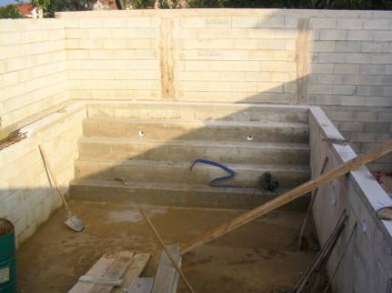 Piscine en construction Haguenau