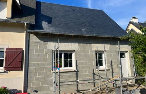 Pose de l'échafaudage