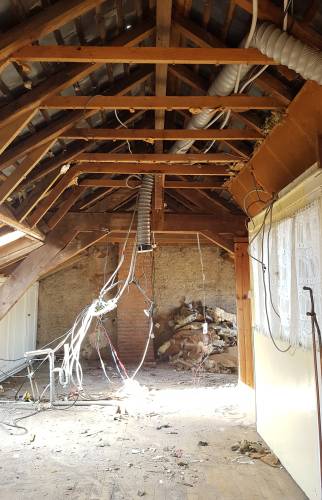 Pendant travaux : électricité