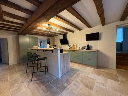 Nouvelle cuisine rénovée avec îlot central - Cholet 49300