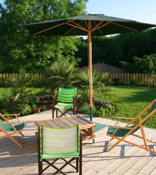 terrasse bois Vif Isère 
