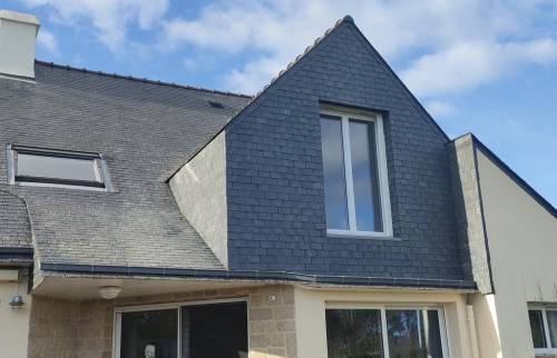 Lucarne après agrandissement