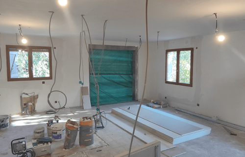 Carnet de chantier d'une rénovation de maison à Bourgoin Jallieu : installation de cuisine