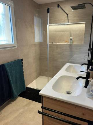 Rénovation d'une salle de bain à Cessieu