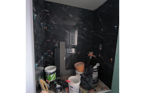 Rénovation douche (pendant travaux)