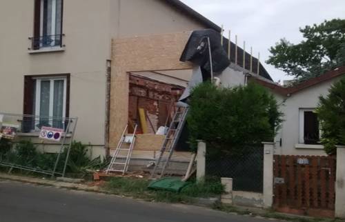 Travaux extension bois