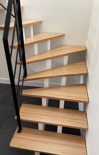 Pose d'un escalier sur-mesure à Rezé
