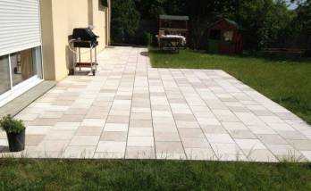 Terrasse arrière achevée