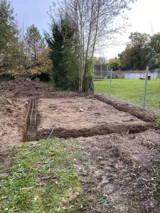 Travaux préparatoires avant construction de garage - Montauban 82000