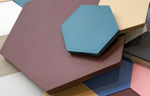 Carrelage coloré en hexagonal Travaux Ermont 95